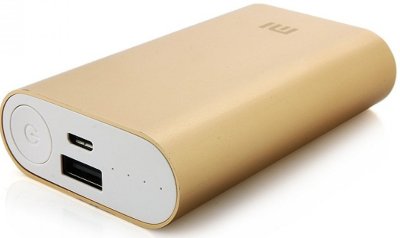 Xiaomi Mi Power Bank 10000 mAh - внешний аккумулятор (Gold) 