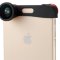 Объектив Photo Lens 3 в 1 для iPhone 6 Plus (Red) - 