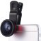 Объектив-клипса универсальная Universal Photo Lens 0.4x HE-022 (Red) - 