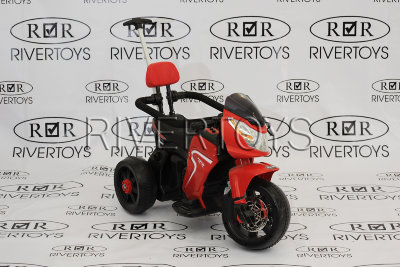 Каталка-толокар RiverToys O777OO 2в1 (велосипед/электромотоцикл) 