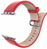 Ремешок HOCO Art Series Classic Real Leather для Apple Watch 38 mm (Red)